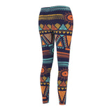 Casual Leggings Ethnic Print