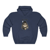 Hoodie Unisex Heavy Blend™ Native Wolf