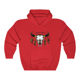 Hoodie Unisex Heavy Blend™ Feathered Skull
