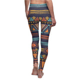 Casual Leggings Ethnic Print