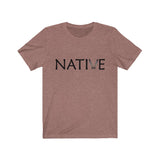 Short Sleeve Tee Unisex Jersey Native V