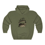 Hoodie Unisex Heavy Blend™ Bear Paw