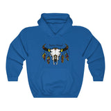 Hoodie Unisex Heavy Blend™ Feathered Skull