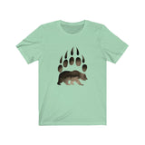 Short Sleeve Tee Unisex Jersey Bear Paw
