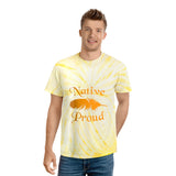 Tie-Dye Tee Native Proud One Feather