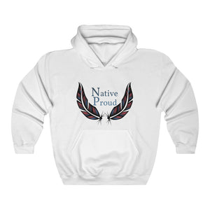 Hoodie Unisex Heavy Blend™ Native Proud Curved Feathers