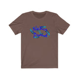 Short Sleeve Tee Unisex NP Blue Feathers