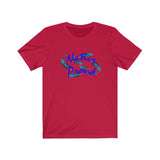 Short Sleeve Tee Unisex NP Blue Feathers