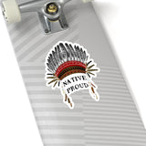 Stickers Native Proud Headdress