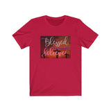 Short Sleeve T-shirt Unisex Jersey Blessed