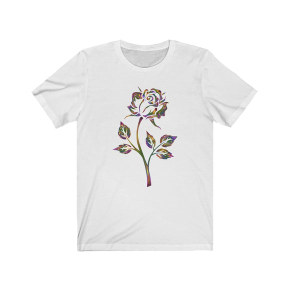 Short Sleeve T-shirt Unisex Jersey Rose