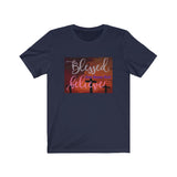 Short Sleeve T-shirt Unisex Jersey Blessed