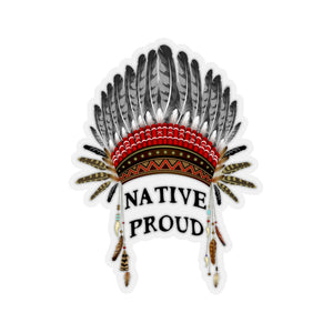 Stickers Native Proud Headdress