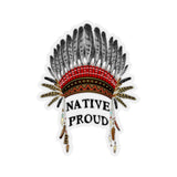 Stickers Native Proud Headdress