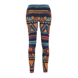 Casual Leggings Ethnic Print