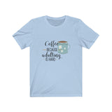 Short Sleeve T-shirt Unisex Jersey Coffee