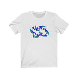 Short Sleeve Tee Unisex NP Blue Feathers