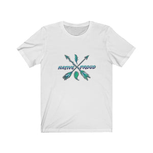 Short Sleeve Tee Unisex Native Proud Feathered Arrows