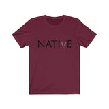 Short Sleeve Tee Unisex Jersey Native V