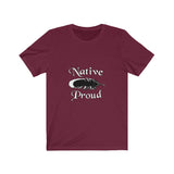 Short Sleeve Tee Unisex Native Proud Feather