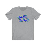 Short Sleeve Tee Unisex NP Blue Feathers
