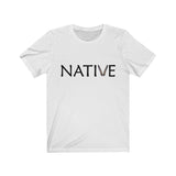 Short Sleeve Tee Unisex Jersey Native V
