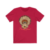 Short Sleeve Tee Unisex Wolf Headdress