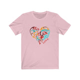 Short Sleeve T-shirt Unisex Jersey Love