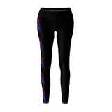 Casual Leggings Double Feather Side