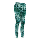 Casual Leggings Tribal Green