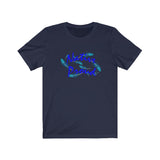 Short Sleeve Tee Unisex NP Blue Feathers