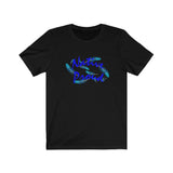 Short Sleeve Tee Unisex NP Blue Feathers