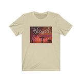 Short Sleeve T-shirt Unisex Jersey Blessed