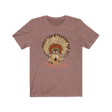 Short Sleeve Tee Unisex Wolf Headdress
