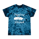 Tie-Dye Tee Native Proud One Feather