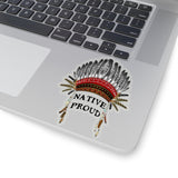 Stickers Native Proud Headdress
