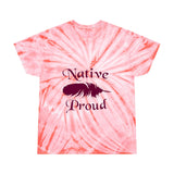 Tie-Dye Tee Native Proud One Feather