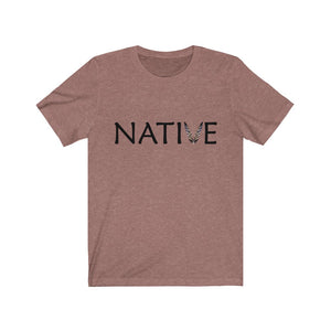 Short Sleeve Tee Unisex Jersey Native V