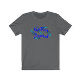 Short Sleeve Tee Unisex NP Blue Feathers