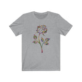 Short Sleeve T-shirt Unisex Jersey Rose