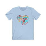 Short Sleeve T-shirt Unisex Jersey Love