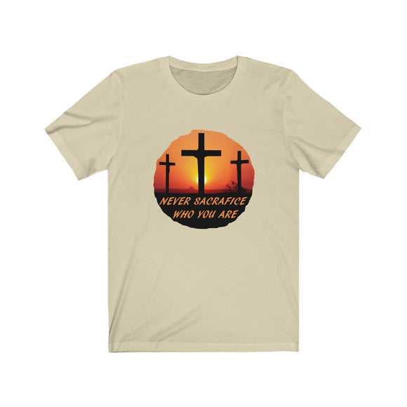 Short Sleeve T-shirt Unisex Jersey Sunset Crosses