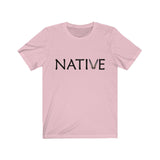 Short Sleeve Tee Unisex Jersey Native V