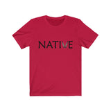 Short Sleeve Tee Unisex Jersey Native V