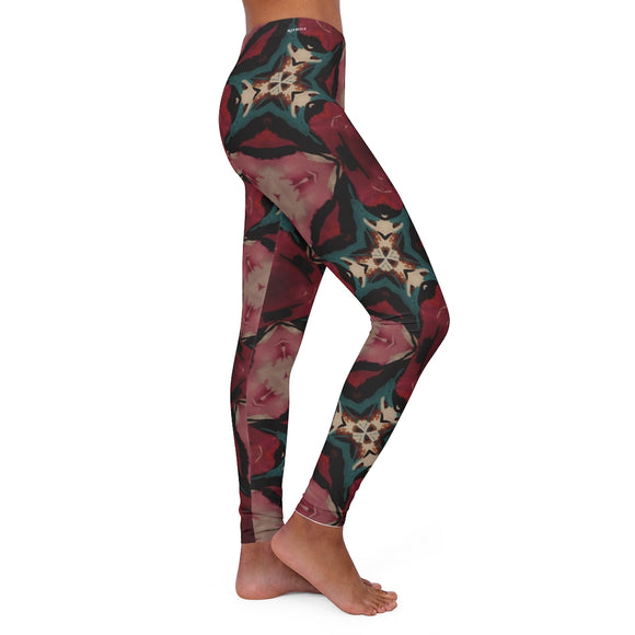 Spandex Leggingz Reds