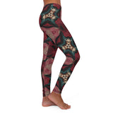 Spandex Leggingz Reds