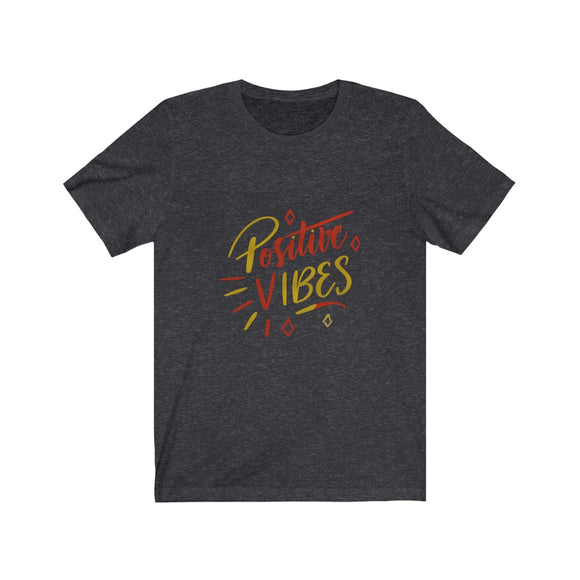 Short Sleeve T-shirt Unisex Jersey Positive Vibes