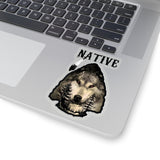 Stickers Arrowhead Wolf