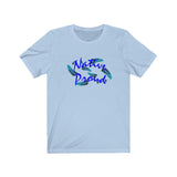 Short Sleeve Tee Unisex NP Blue Feathers