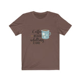 Short Sleeve T-shirt Unisex Jersey Coffee